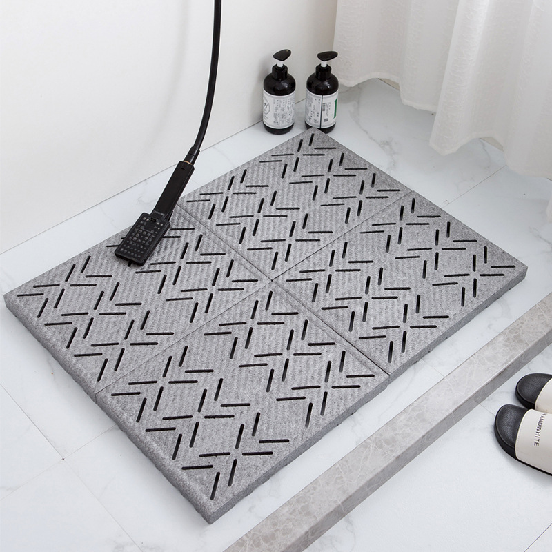 고급 회색 (버클 4 개) 포장 0.48 평방 미터