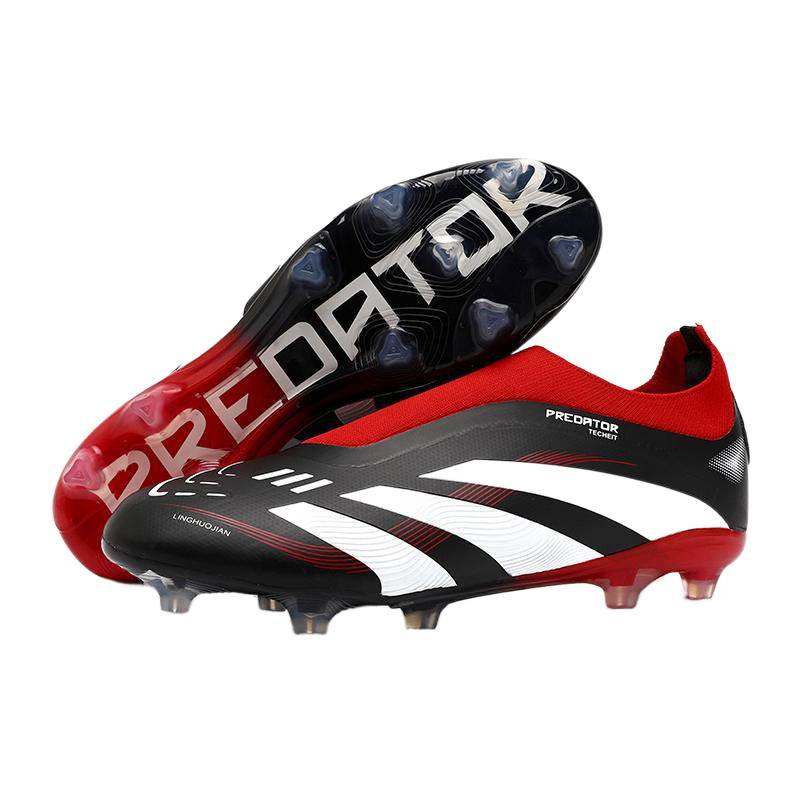 Zapatillas de Fútbol Tejidas de Corte Bajo AG TF Caucho TPU Transpirable para Césped