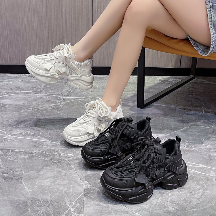 Casual Running Shoes With Breathable Thick Sole For Men_voghion.com