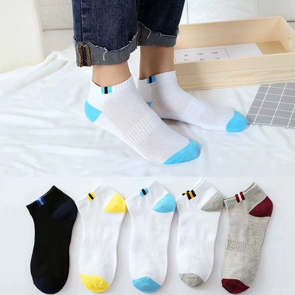 Side marking boat socks: five colors