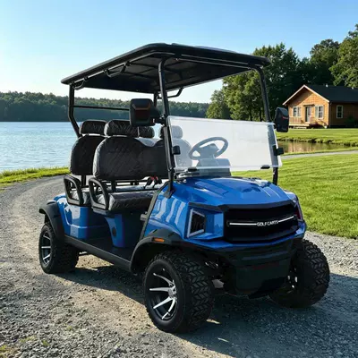 Elektrikli qolf avtomobilləri cross-border warranty, dual-arm front suspension