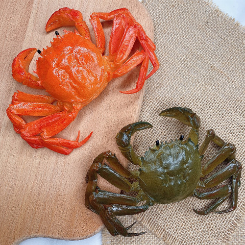 Simulation food food Yangcheng Lake hairy crab model props male and female crabs window cabinet decoration display ornaments scene shooting