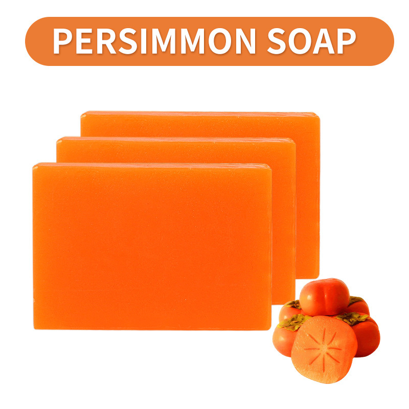 国境を越えた対外貿易柿石けん洗顔料入浴異臭石けんPersimmon soap bar全身洗浄肥料|undefined