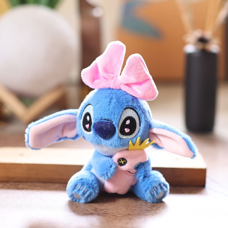 かわいいヘッドノットステッチペンダントぬいぐるみ人形ステッチバッグペンダントキーホルダー人形人形|undefined