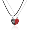 Necklace for beloved, magnetic chain engraved for St. Valentine's Day, Birthday gift