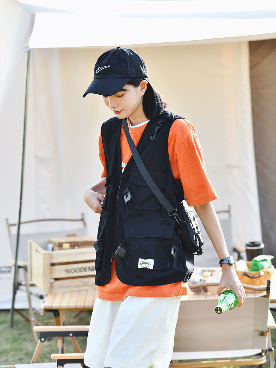 Japanese summer thin tactics vest for men and women