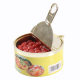 Simulation miniature food play fruit canned model diy food play lunch meat caviar canned keychain pendant