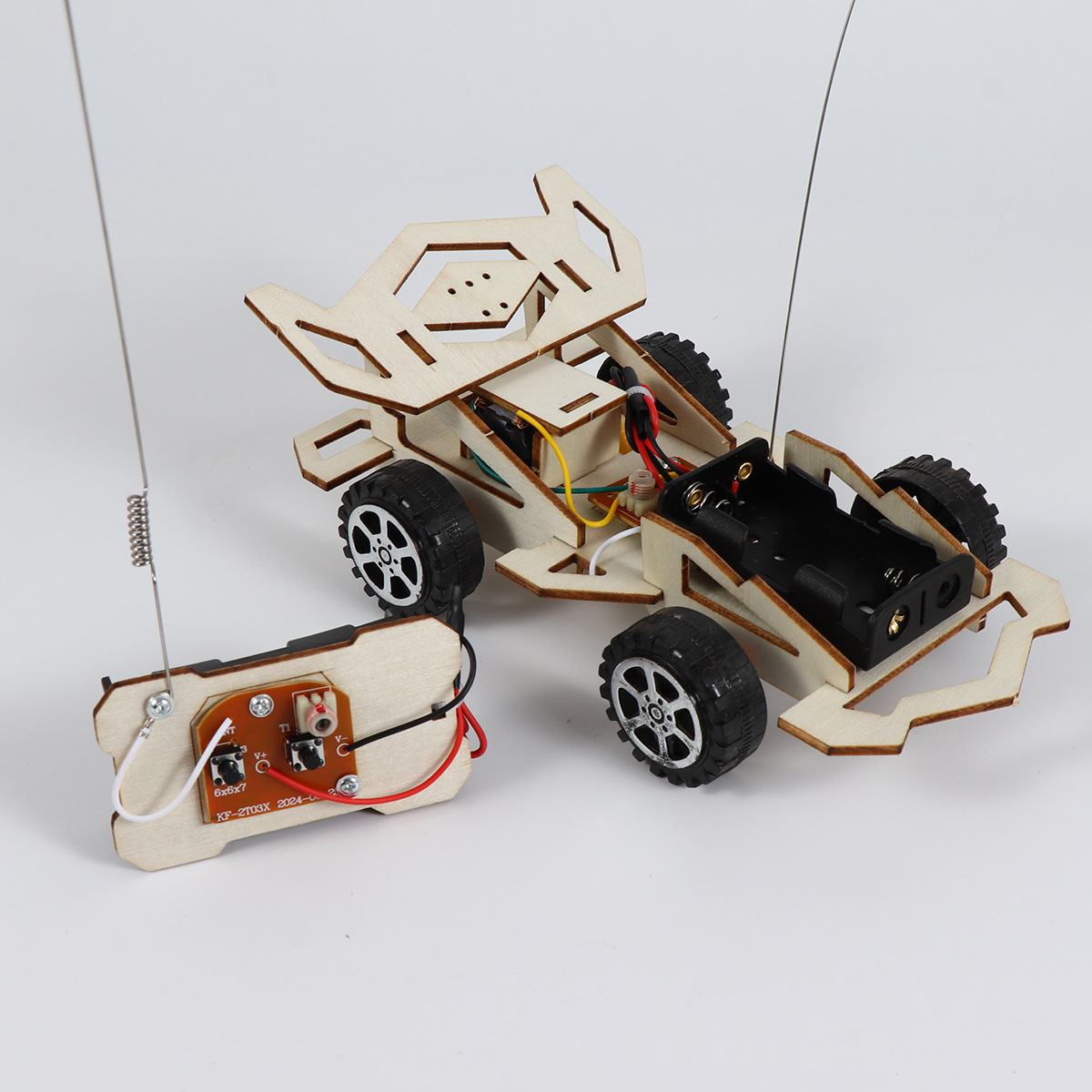 Remote Control Racing Car Handmade DIY Invention Material Package Electric Primary School Students Self-Assembled Kidsren's Toys