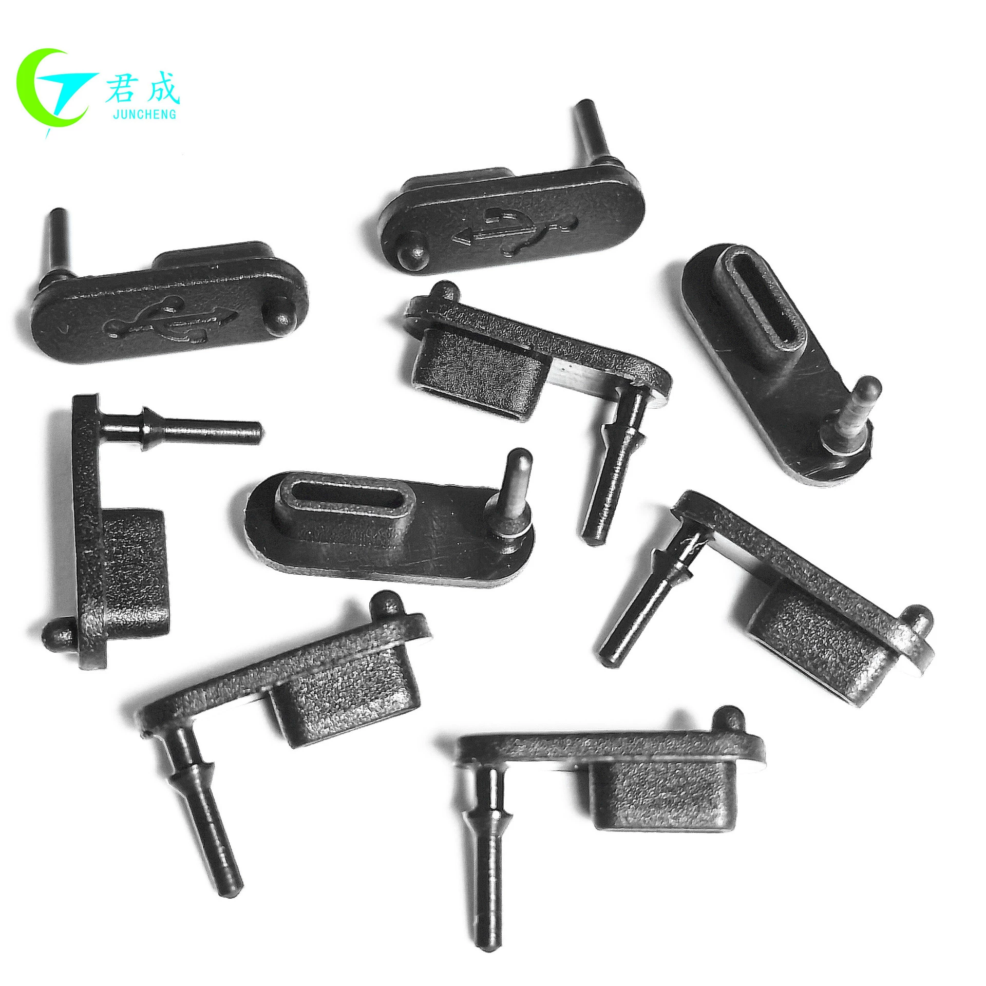 Защитная заглушка USB Type-C 17*6 от производителя, силиконовая заглушка для порта зарядки, резиновая заглушка USB, водонепроницаемая заглушка USB