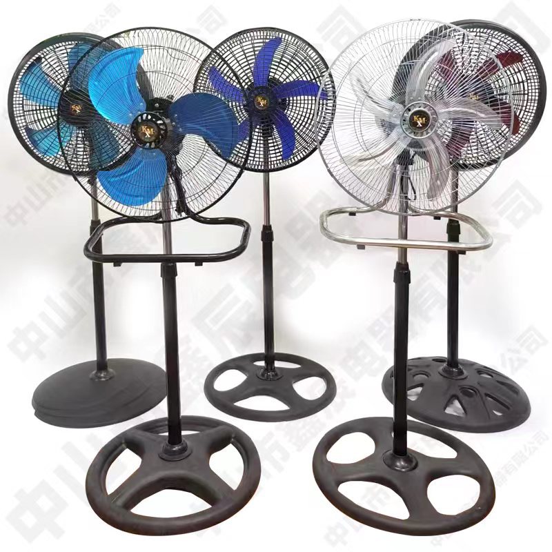 Fábrica al por mayor de 18 pulgadas tres en un piso ventilador hogar vertical ventilador sacudiendo el comercio exterior de América del Sur ventilador industrial caliente