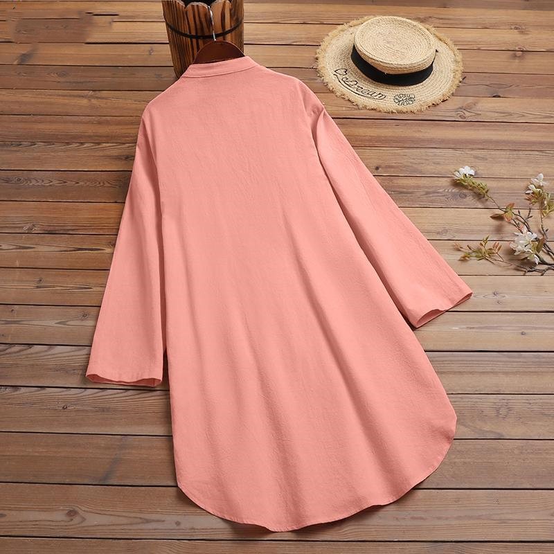 Casual Style, Japanese and Korean Leisure style Wholesale Women's Casual Style Japanese And Korean Leisure Solid Color Long Sleeve Blouses