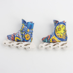 Mini Skates Cross Border New Finger Toy Finger Tip Skates Mini Desktop Toy Accessories Set