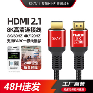 SKW hdmi��2.1��8k���往�@ʾ�����ҕͶӰ�x�C픺��B�Ӿ�hdmi��