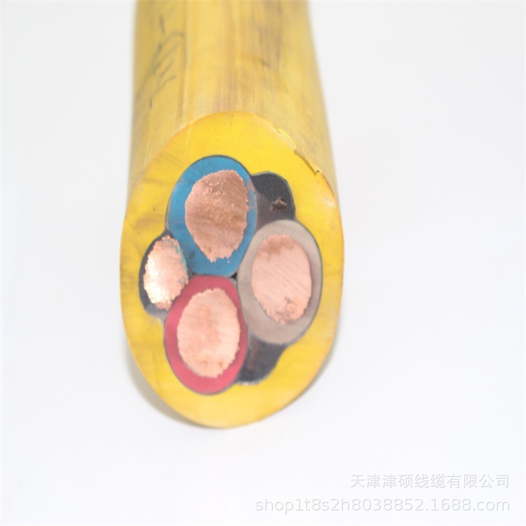 移动屏蔽橡套软电缆MYP-1140V矿用电缆  抗冲击力