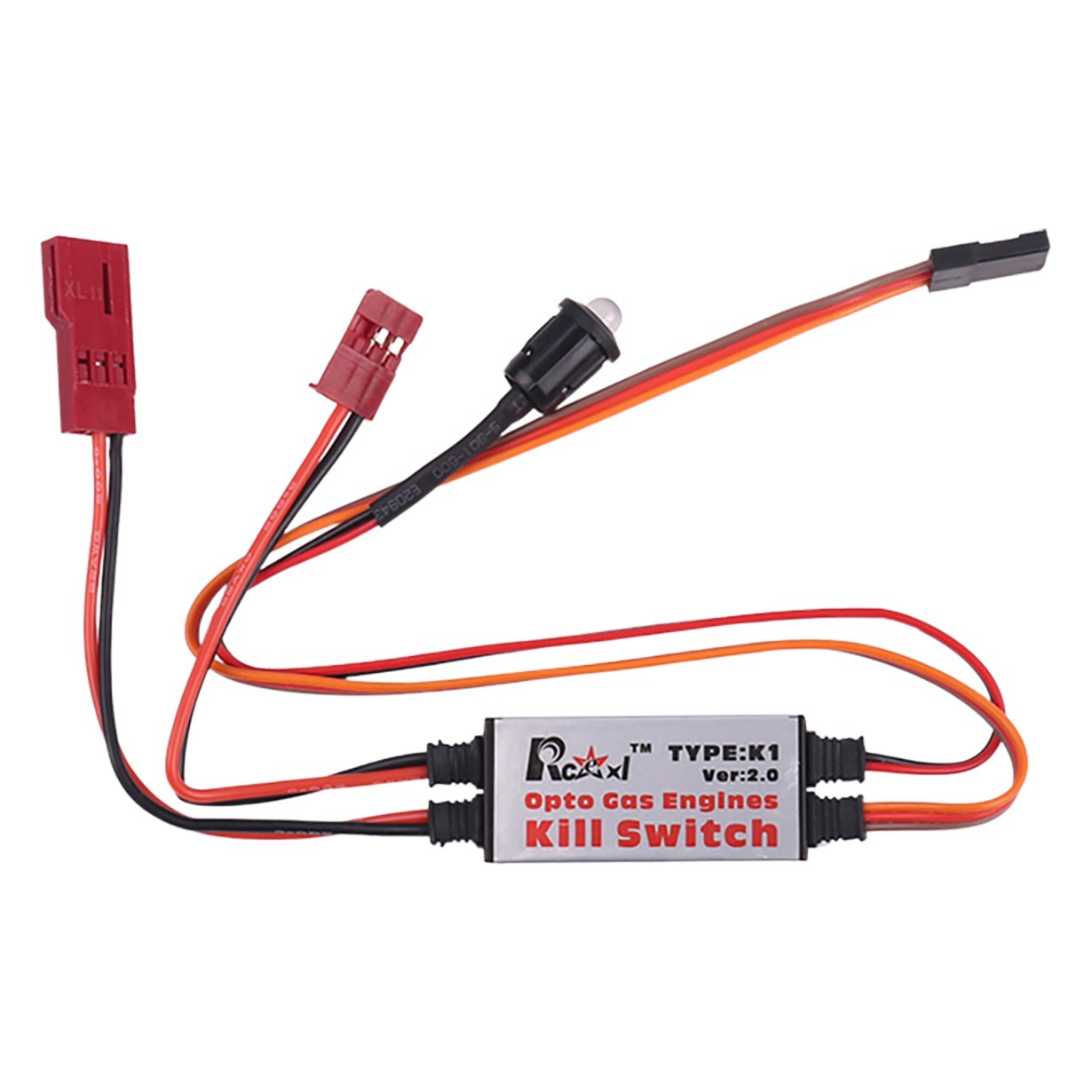 Rcexl Asil aviones modelo remoto apagado interruptor gasolina ala fija aviones motor V2.0 versión CDI