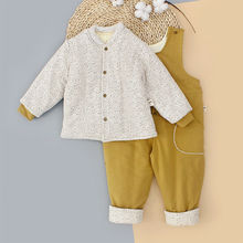 6個月-3歲寶寶棉花棉衣棉褲套裝開襠加厚秋冬手工棉花棉襖寶寶棉