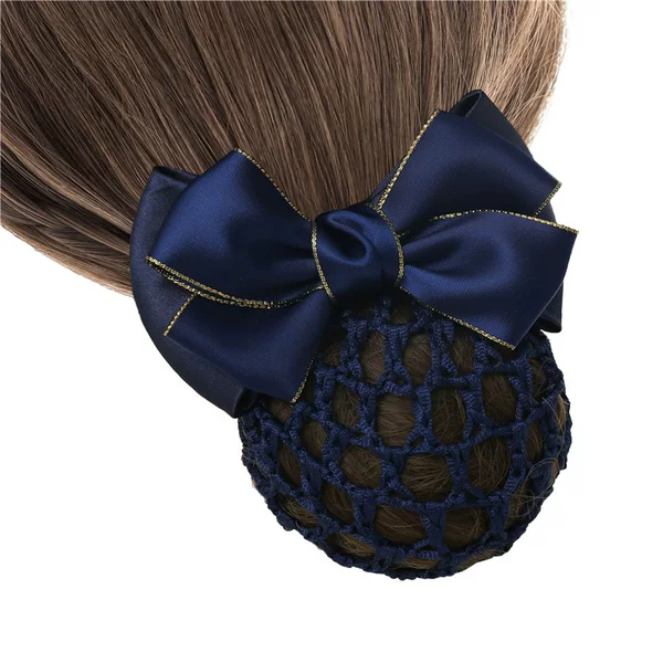 Korean version of professional head flower net pocket fine net hair hotel bank stewardess nurse work hair net female hairpin head accessories