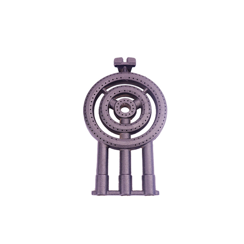 horno de hierro fundido especial transfronterizo de tres anillos de tres tubos tipo disco de gas de gas natural gas licuado acessorio de estufa de fuego rápido