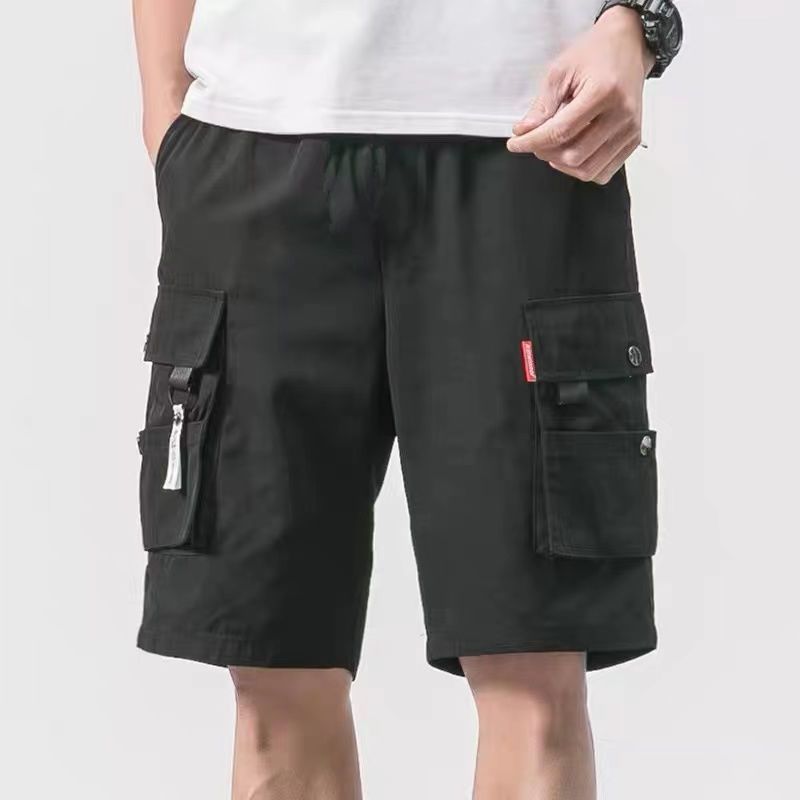 Beach Shorts Men's Summer Loose Large Pants Japanese Fashion Brand Camouflage Multi-Bag Casual Men's Overalls