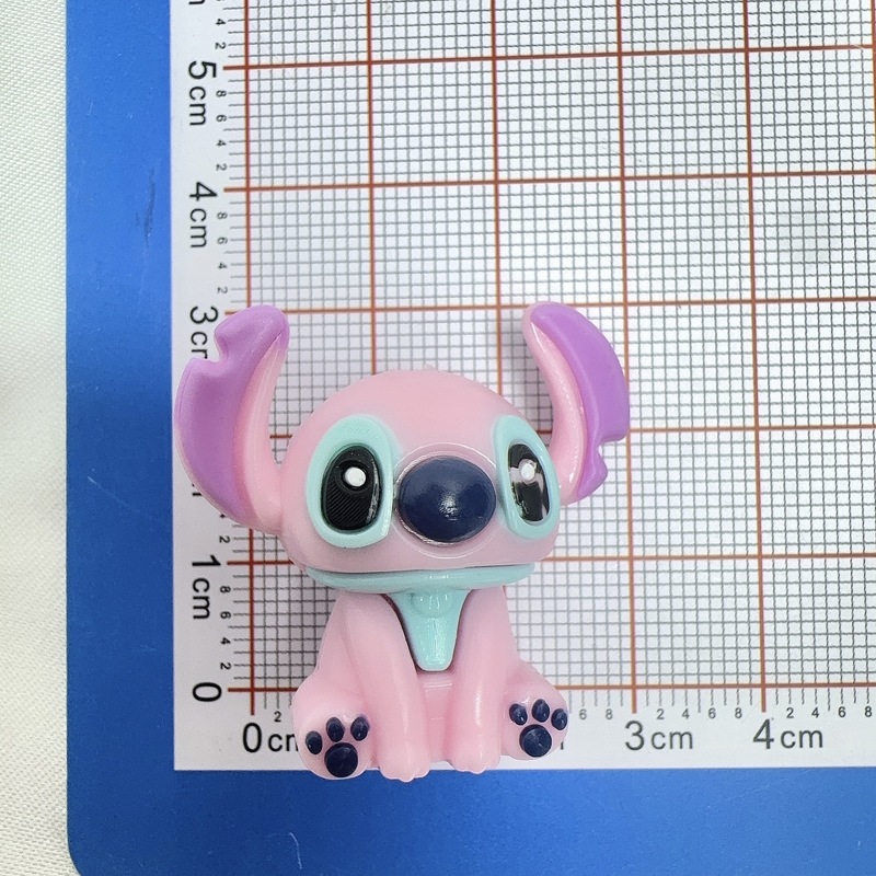 穴付き漫画ステッチ立体かわいいゴムビーズ diy 携帯電話チェーンジュエリーアクセサリービーズペンアクセサリー卸売|undefined
