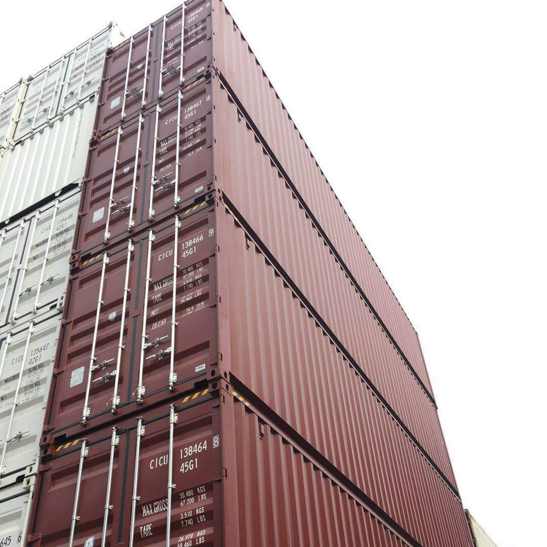 Международный общий стандарт морской контейнер, ржавчина, водонепроницаемый, высокая несущая подержанные контейнеры для аренды