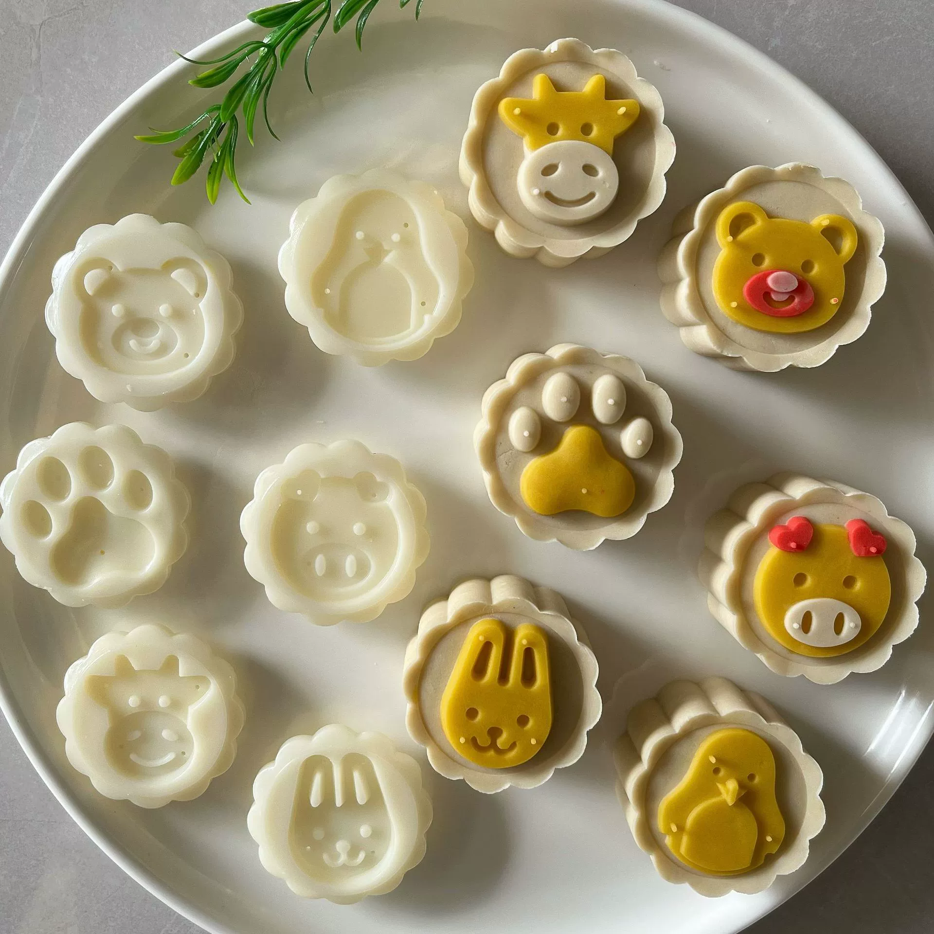 宏印臻品 Cartoon compact mold, set, 50g