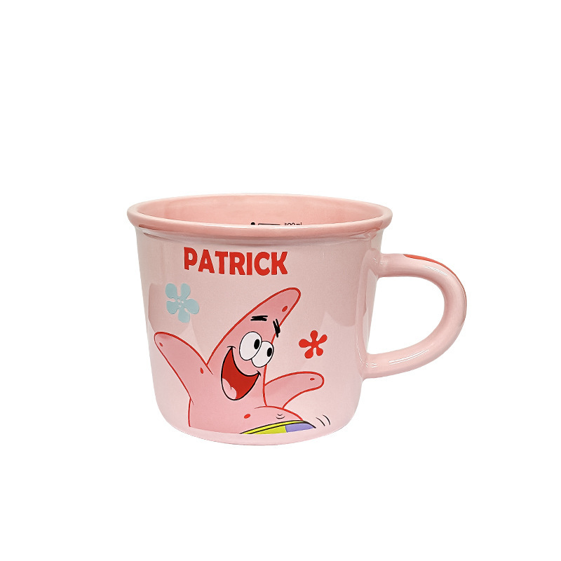 SpongeBob muñecas nuevas tazas de café de desayuno de leche 2024 tazas de cerámica caseras regalos de cumpleaños