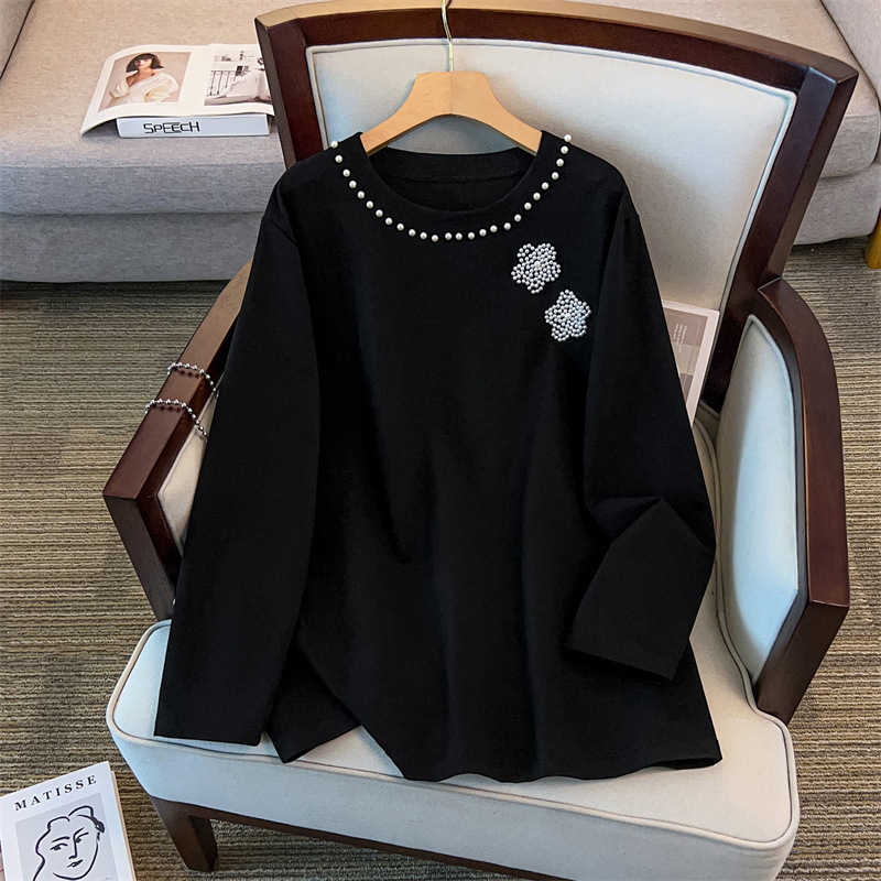 200/350 plus size 150kg loose-fitting autumn and winter sweatshirt chest size/150/160/170-1137