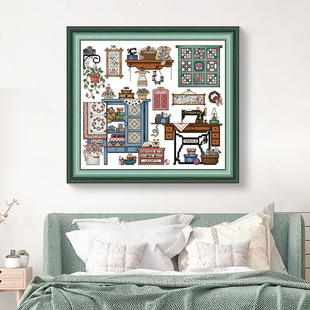 NKF new cross stitch thread embroidery cartoon series love sewing 2 DIY embroidery material wholesale generation