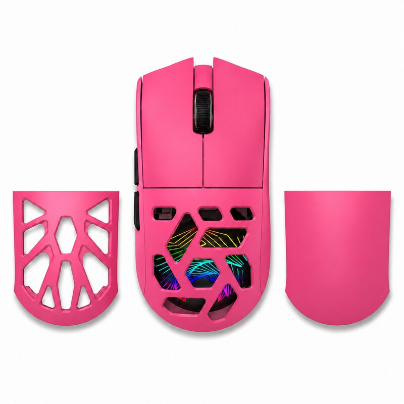 Three-mode RGB personalized interchangeable magnetic cover esports high-end gaming 3311 driver hollow mouse