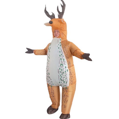 Transfronterizos nuevos trajes de Navidad de Papá Noel Gingerbread Man fiesta cos escenario disfraz accesorios ropa inflable