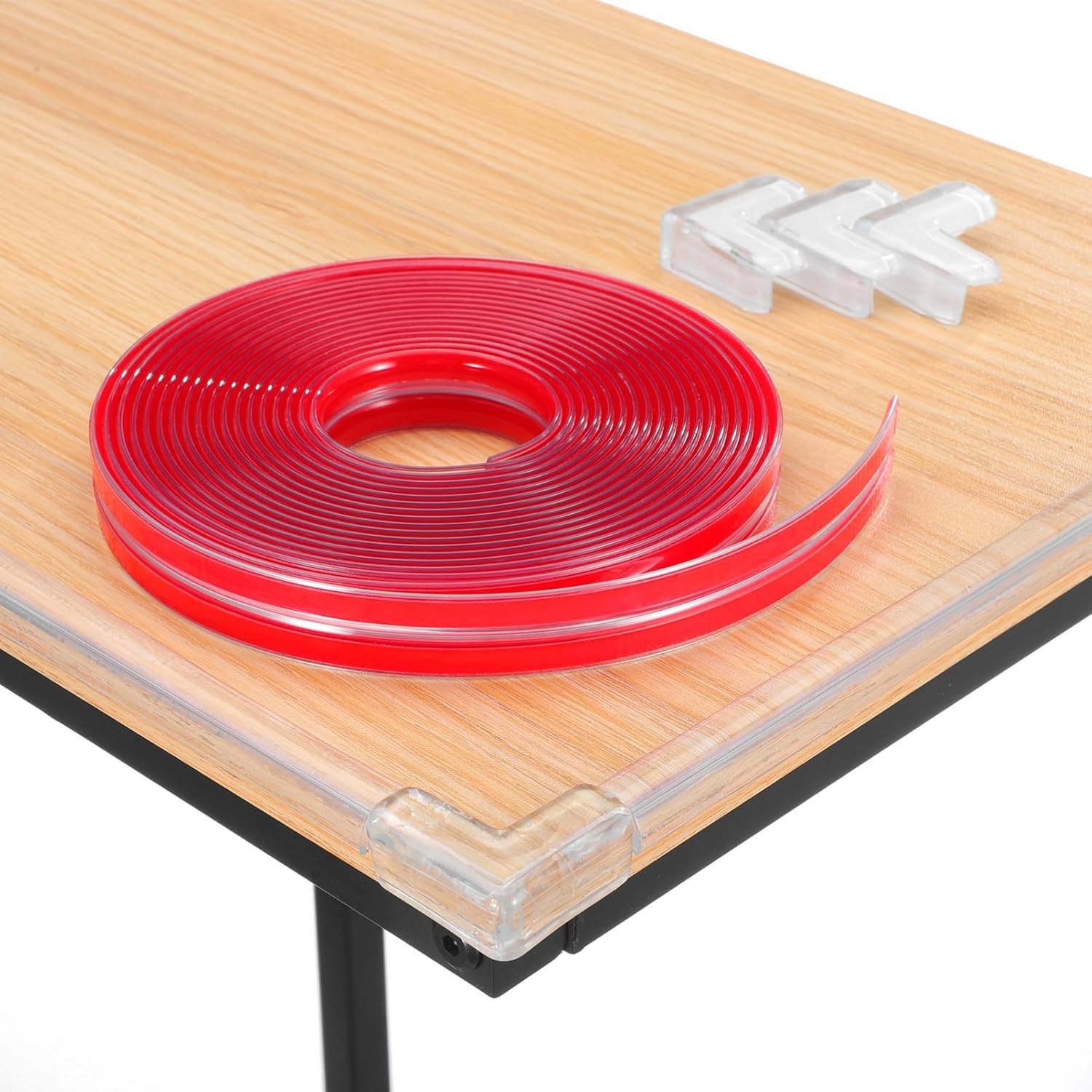 Transparent Anti-Collision Strips for Babies and Kidsren, Anti-Collision Strips, Tableside Coffee Tables, Corner Anti-Collision Protection, Furniture Edge Strips, Free of Stickers