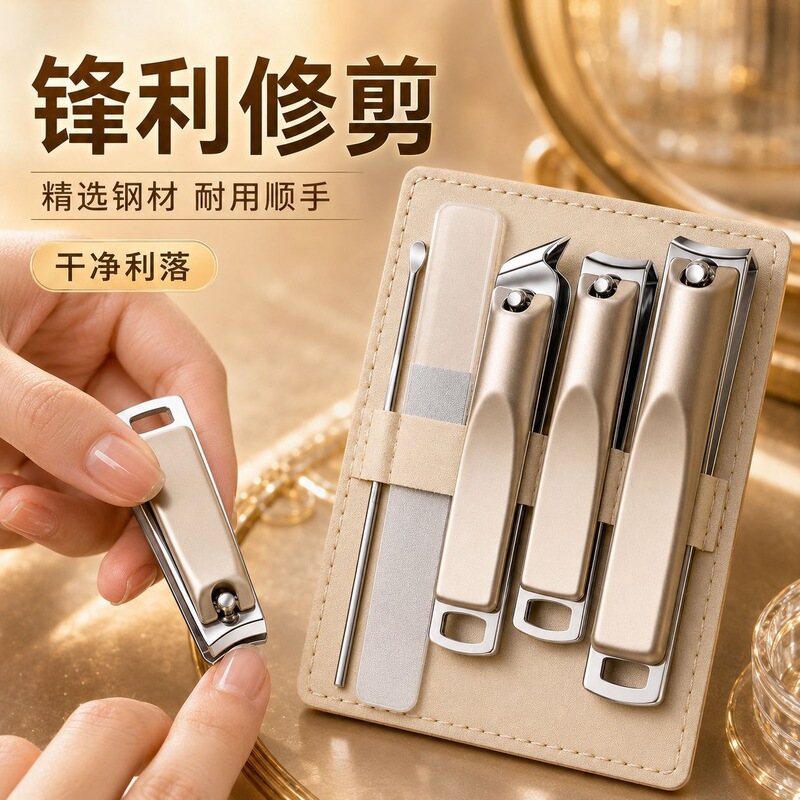 Tiktok Trending Nail Clipper Set, New Nail Scissors, Nail Clippers, Home Pedicure Tools, Ear Pick, Nail Clippers Tiktok Trending Nail Clipper Set, New Nail Scissors, Nail Clippers, Home Pedicure Tools, Ear Pick, Nail Clippers