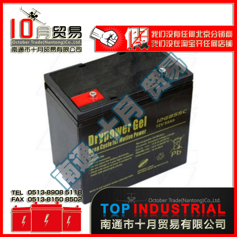 美国DRYPOWER蓄电池 12GB55C 原装进口
