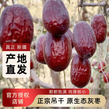 代发新疆灰枣新枣红枣吊干特级若羌灰枣原生态未洗若羌红枣大枣