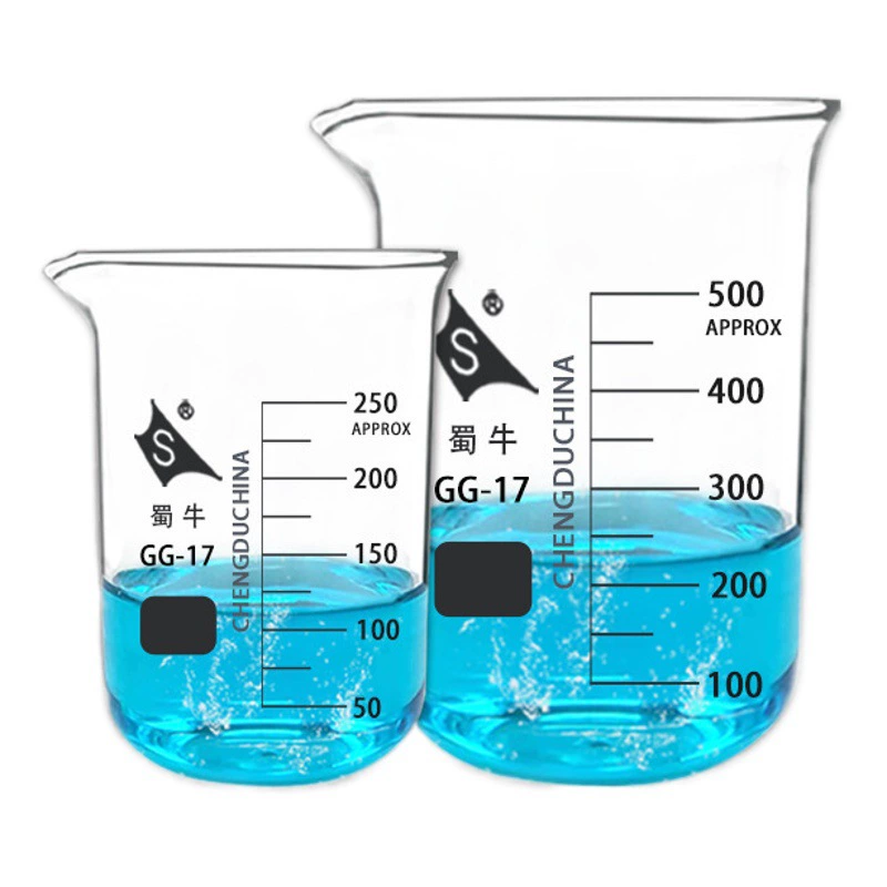 Стеклянный стакан Shu Niu стакан 25ml50ml100ml250ml500ml стеклянный мерный стакан химический эксперимент стакан