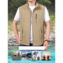 D 86894 Multi Pocket Quick Dry Outdoor Vest ��ڴ������R��