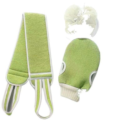 搓澡巾拉背条强力去污磨砂澡巾成人新款搓澡神器沐浴球长条洗澡巾