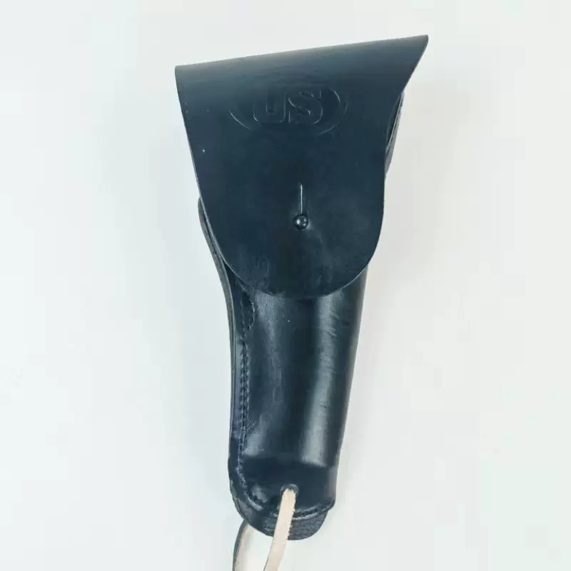 1911黄牛皮US战术手枪套影视道具快拔腰部二战美军皮枪包
