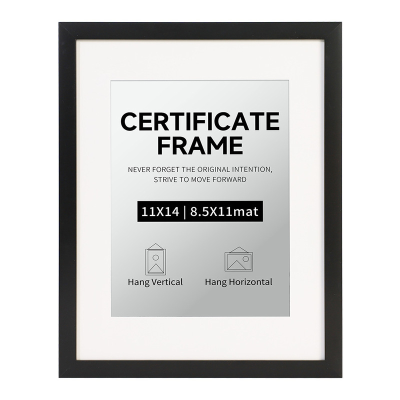 Amazon Us Certificate Photo Frame Pvc Material Photo Frame 8.5*11 Inches 11* 14inch Cross-Border Photo Frame
