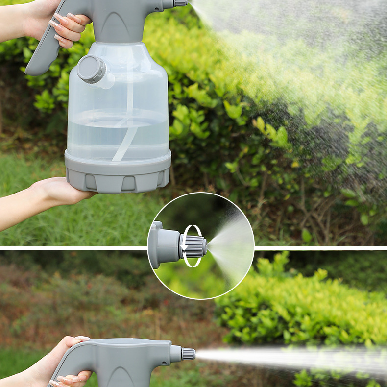 Fully Automatic Electric Pressure 3L Spray Bottle Car Wash Water Gun Household Gardening Flower Watering Sprayer Booster Water Bottle Wholesale