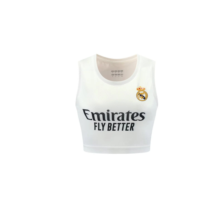 Real Madrid Atletico Madrid Flamengo Slim Fit Short Vest Sleeveless Outerwear Women's Sports Top Fan Wear Real Madrid Atletico Madrid Flamengo Slim Fit Short Vest Sleeveless Outerwear Women's Sports Top Fan Wear
