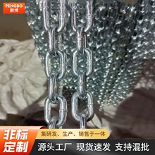 镀锌链条2-25mm起重装饰围栏镀锌铁链条热镀锌链条护栏铁链条