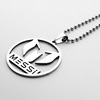 Accessory stainless steel, football necklace, chain, pendant suitable for men and women