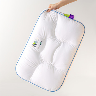 Cotton Three-Proof Feather Velvet Pillow Home Cervical Spine Pillow Hotel Pillow Core Washable Oil-Proof and Anti-Fouling Pillow