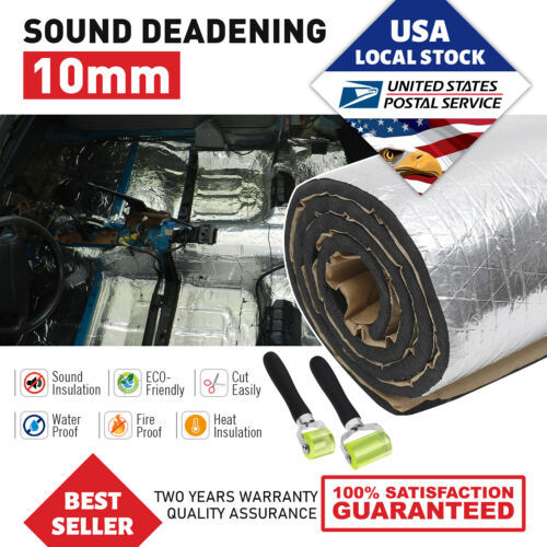 Cross-Border Amazon Best-Selling Car Soundproofing and Heat Insulation Cotton, Rubber and Plastic Cotton, Soundproofing Cotton, Heat Insulation Pads, Noise Reduction, Vibration Damping