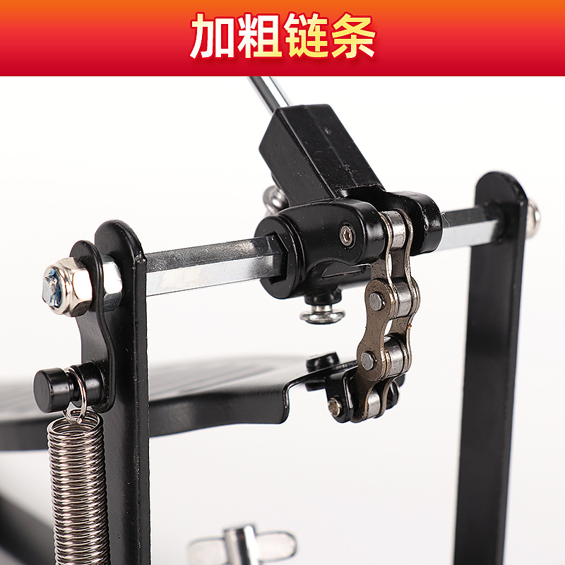 Tambor de piso de aleación de aluminio, soporte de martillo, pedal único, pie, pie, pie, pie, pie, pie, martillo, accesorios de tambor de jazz, pedal