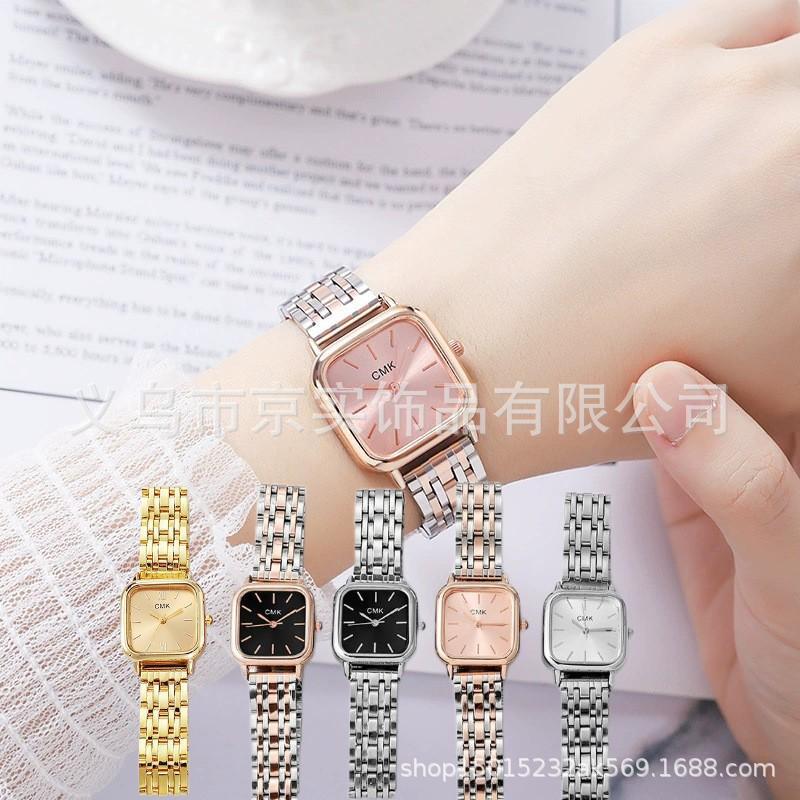 2023 New Cross-border Bracelet Women's Watch Fashion Simple Temperament Small Bracelet Wristwatch Square Women's Watch