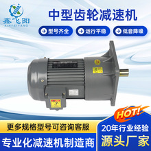标准双轴中型齿轮减速机 质量保证100W-3700W立式/卧式减速机