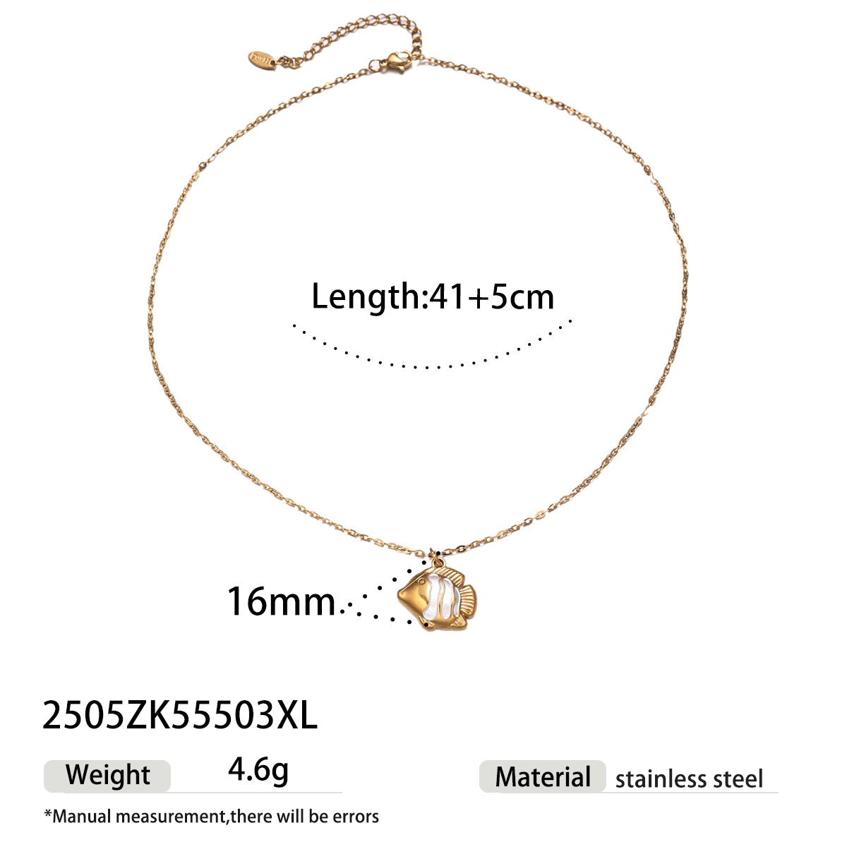 Collar de acero inoxidable de la UE y los Estados Unidos, collar de estrellas de mar, nicho de lujo ligero, collar de estrellas de mar, venta caliente transfronteriza